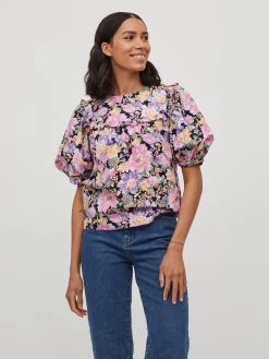 Vila Blouses Met Korte Mouw Blouse Dames Pink 10 Vila Blouses Met Korte Mouw Blouse Dames Pink -Vila 7e23c8f74e2d4ed6d459a09adf5b2173