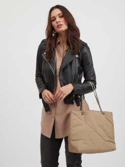 Vila Shoppers Shopper Bora Dames Lichtbruin -Vila 7f5e07c70eafb117397065550d53fd2c