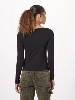 Vila Longsleeves Shirt EMILIE Dames Zwart -Vila 7f66e6b4bdca742a26f10eb198fe8ce6