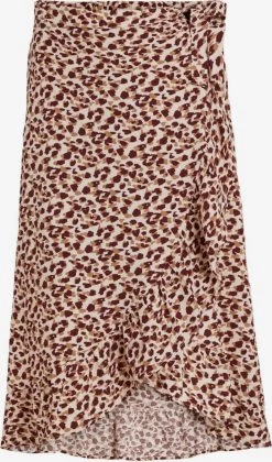 Vila Midi Rokken Rok Dames Bruin