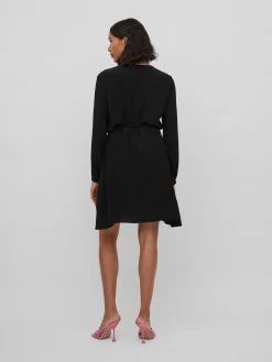 Vila Mini Jurken Jurk Fini Dames Zwart -Vila 809645308fcdea06502e8aca19860b56