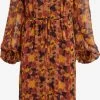 Vila Blousejurken Blousejurk Falia Dames Karamel -Vila 819f2abea853593a044db11d5905a951