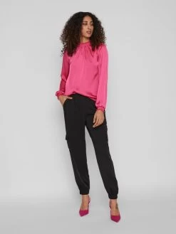 Vila Blouseshirts Blouse Dames Pink -Vila 82bddfca2979b8ce63380ad81342129b