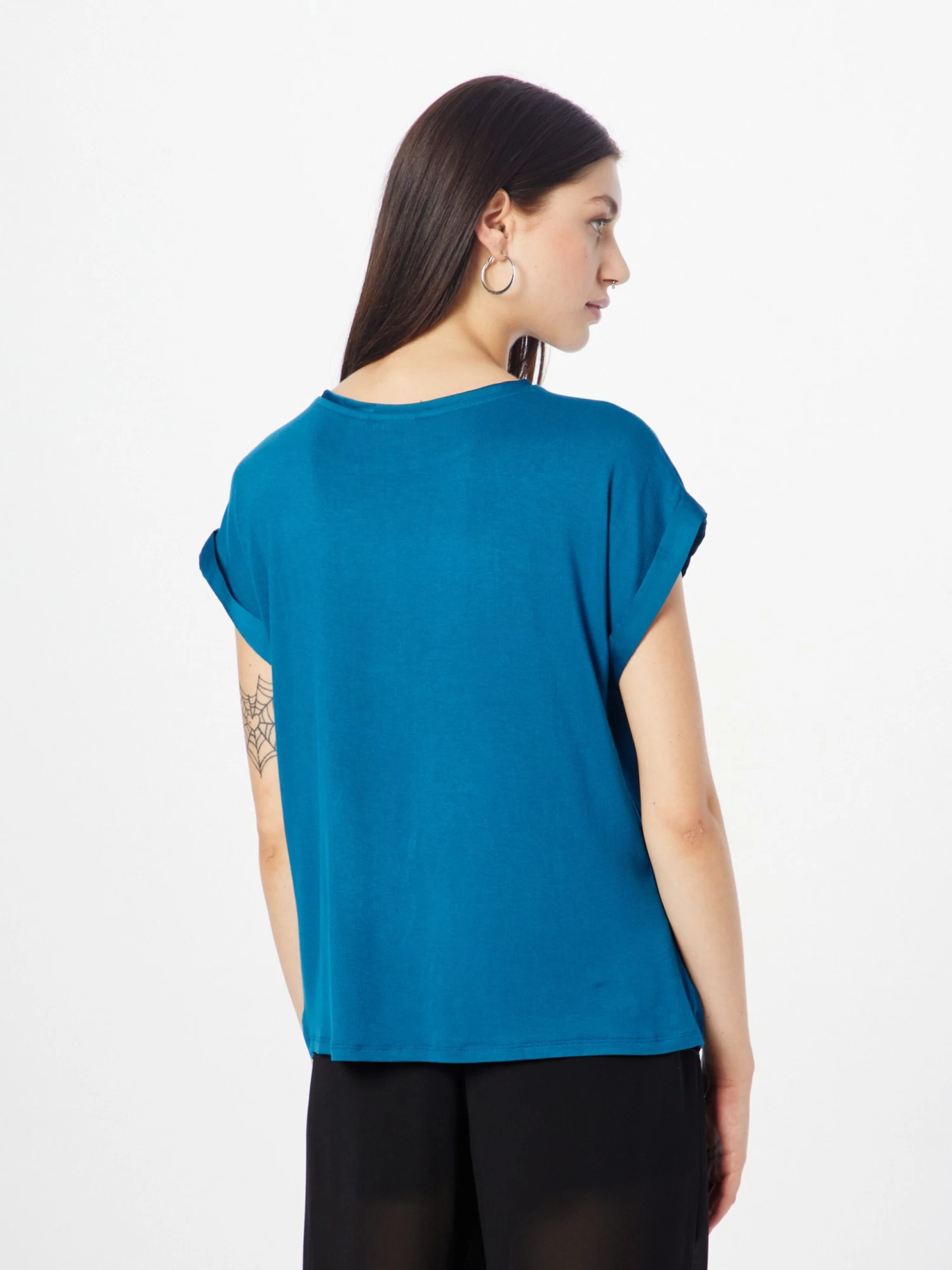 Vila T-shirts Shirt VIELLETTE Dames Blauw 6 Vila T-shirts Shirt VIELLETTE Dames Blauw - Afbeelding 4