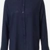 Lange Blouses Blouse FIONA Dames Navy -Vila 842c3401640a53bec2396a2ae2ebcbb3