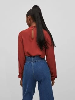 Vila Kanten Blouses Blouse Suvita Dames Rood 12 Vila Kanten Blouses Blouse Suvita Dames Rood -Vila 849b4b7af4f5cc696f1204c158adffe1