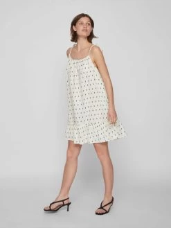 Vila Zomerjurken Zomerjurk Lania Dames Ecru -Vila 84af549c24abcf878f16d9e07c319015