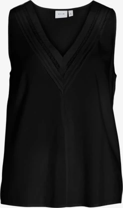 Vila Blouse Tops Blouse Visia Dames Zwart