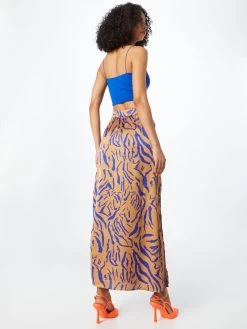 Vila Maxi Rokken Rok MOLLIE Dames Lichtbruin -Vila 86e7f363670ecc0ea13b8852159b26fa