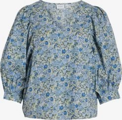 Vila Blouses Met Korte Mouw Blouse Carly Dames Offwhite