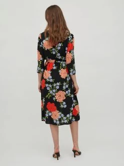 Vila Mini Jurken Jurk Dames Zwart -Vila 87c07395d7324237d98b6b5a901a55c0