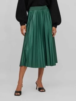 Vila Midi Rokken Rok Dames Groen -Vila 87f9660396ae3f81ea89306e885362f5