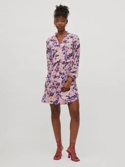 Vila Mini Jurken Jurk URA Dames Lichtlila -Vila 8862b27b27b9a15fcd8a793ab0b7563c