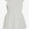 Vila Mini Jurken Jurk Adara Dames Natuurwit