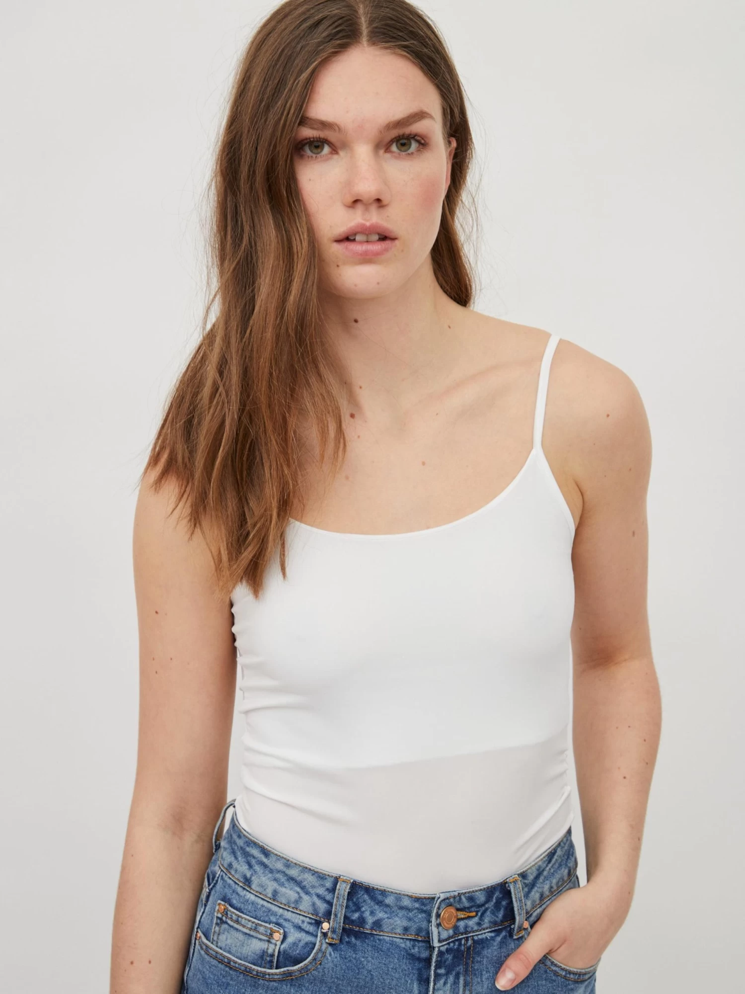 Vila Spaghetti Tops Top Dames Wit 8 Vila Spaghetti Tops Top Dames Wit - Afbeelding 6