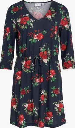 Vila Mini Jurken Jurk Dames Donkerblauw