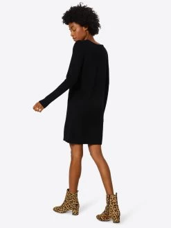 Vila Gebreide Jurken Gebreide Jurk Ril Dames Zwart -Vila 8aae66b67446c492fcc2df94b3d56665