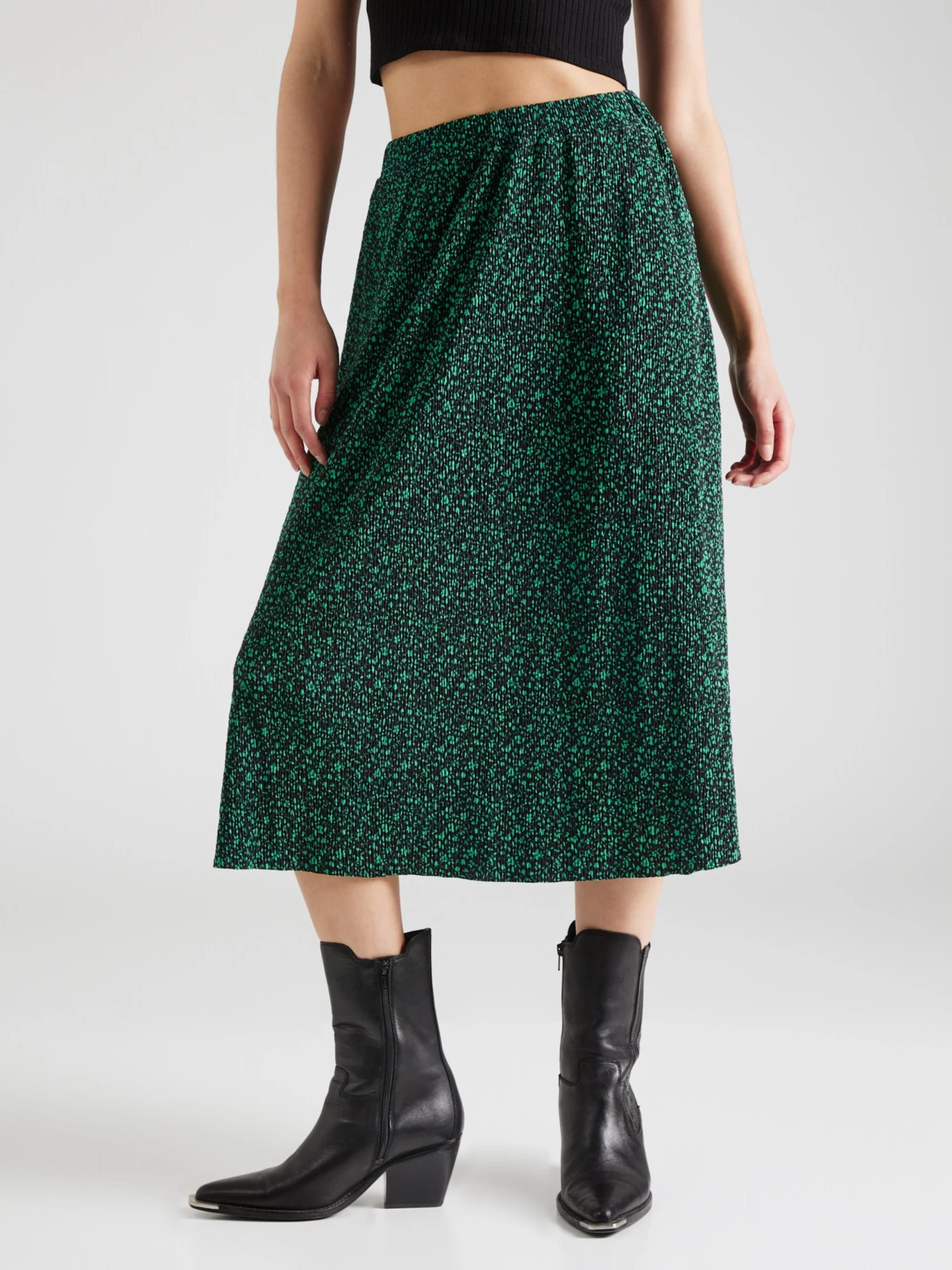 Vila Midi Rokken Rok PILOU IVA Dames Jade Groen 5 Vila Midi Rokken Rok PILOU IVA Dames Jade Groen - Afbeelding 3