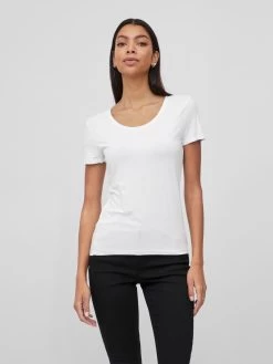 Vila T-shirts Shirt DAISY Dames Wit 10 Vila T-shirts Shirt DAISY Dames Wit -Vila 8ae7659b9bd01a3c4826df94c95f2420