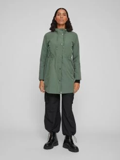 Vila Parkas Tussenparka Deser Dames Donkergroen -Vila 8b6ec5ea36b4782d0030f5d7acca17f0