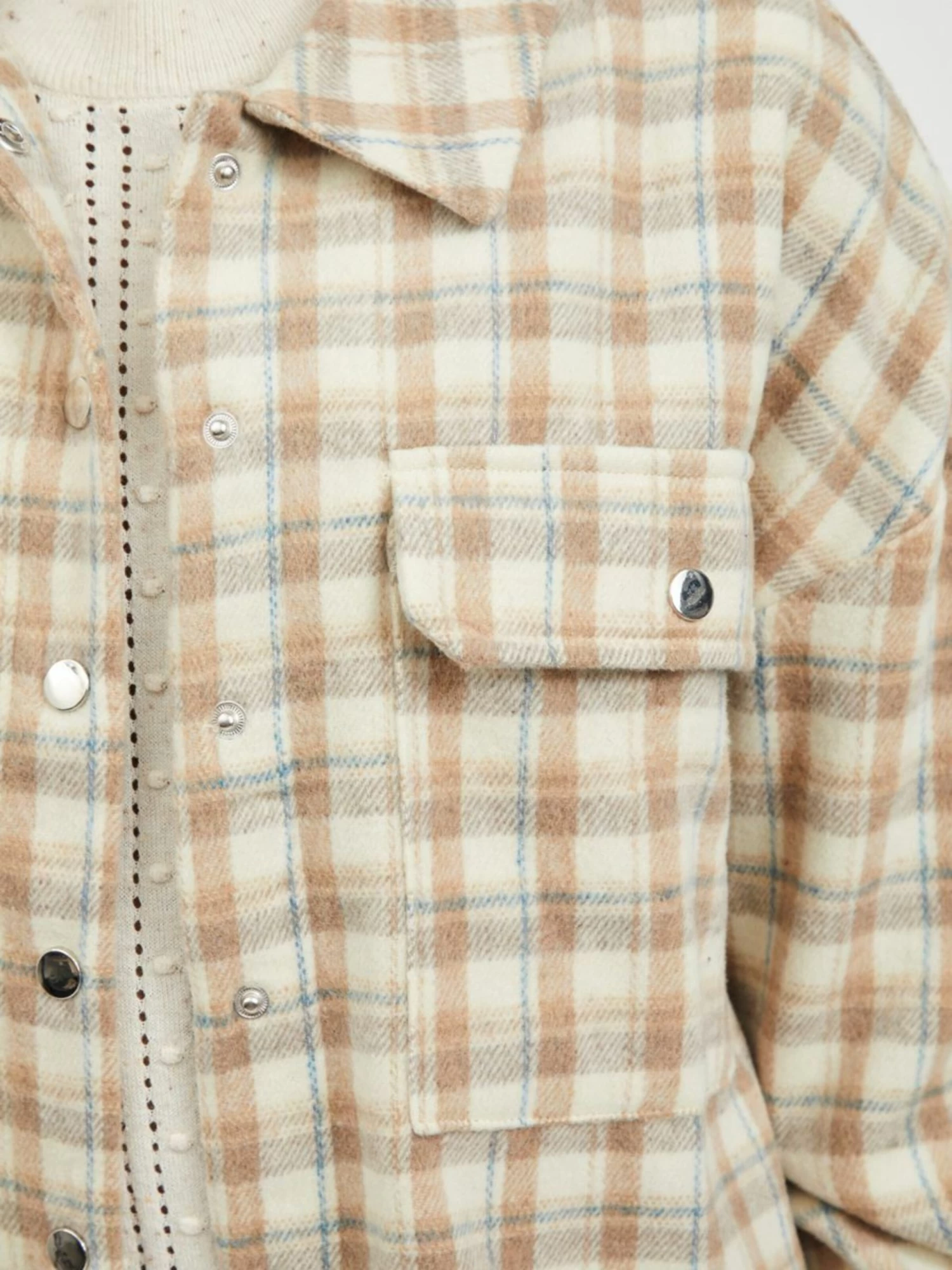 Vila Tussenjassen Tussenjas SARAS Dames Beige 14 Vila Tussenjassen Tussenjas SARAS Dames Beige - Afbeelding 12