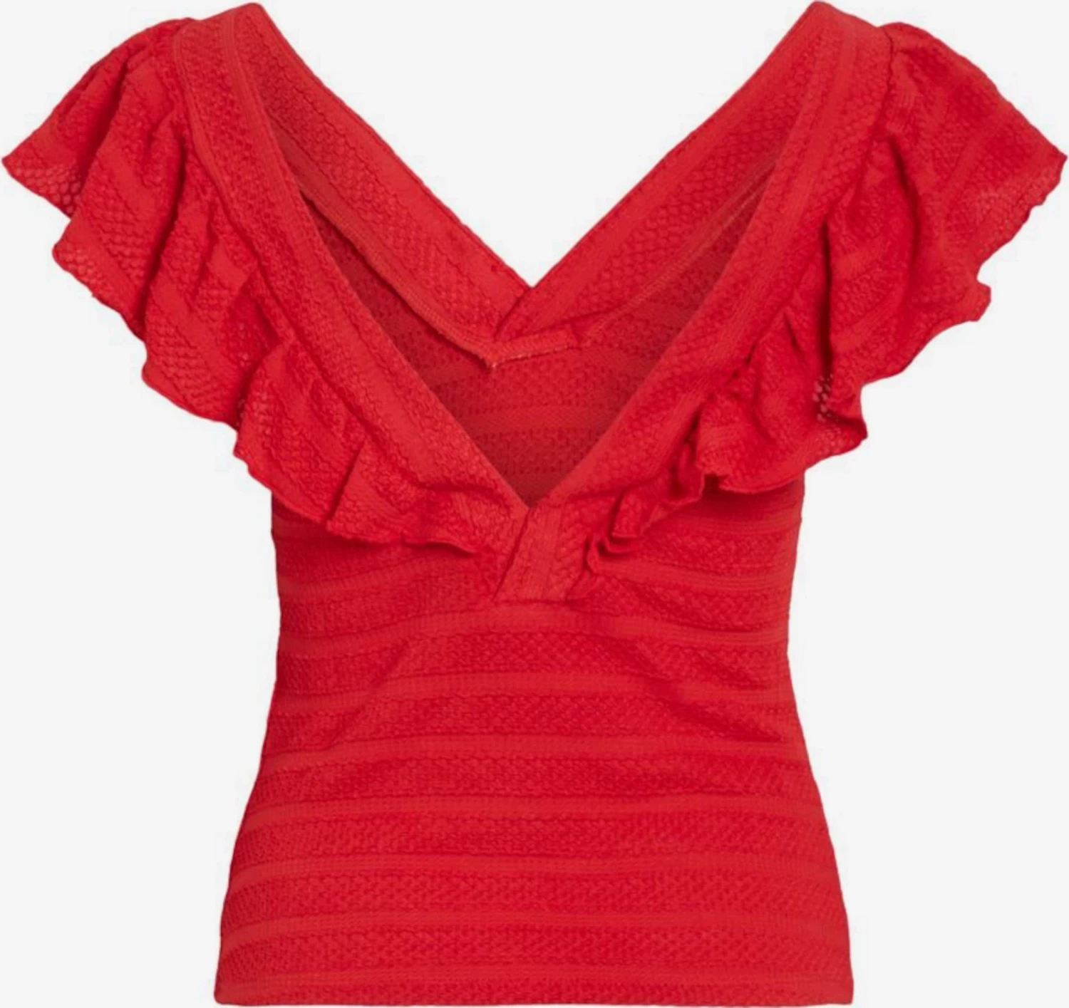 Vila Uitgaanstops Top Dames Rood 4 Vila Uitgaanstops Top Dames Rood - Afbeelding 2