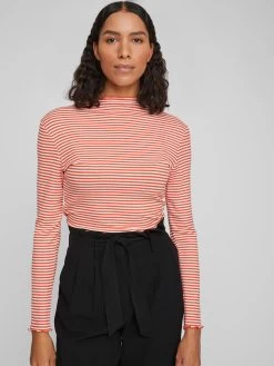 Vila Longsleeves Shirt Dames Oranjerood 14 Vila Longsleeves Shirt Dames Oranjerood -Vila 8d4852bd340fca9fb52fc9cc07f82310