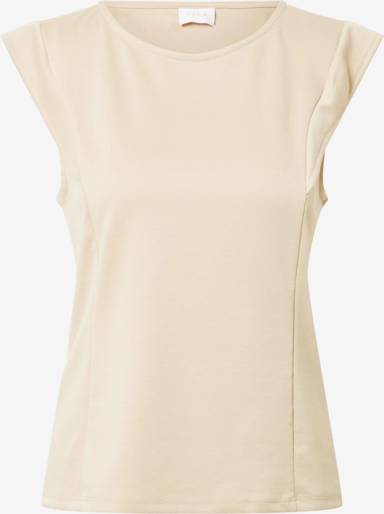 Vila T-shirts Shirt TINNY Dames Beige 3 Vila T-shirts Shirt TINNY Dames Beige