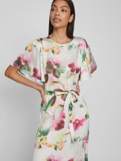 Vila Midi Jurken Jurk ALAN Dames Wit -Vila 8fa91012cf8d7eba0c312f25a3e1e631