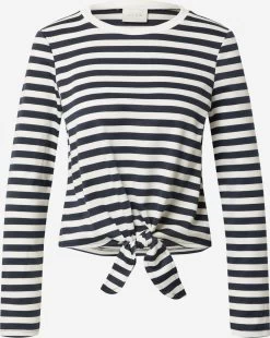 Vila Longsleeves Shirt Tinny Dames Navy