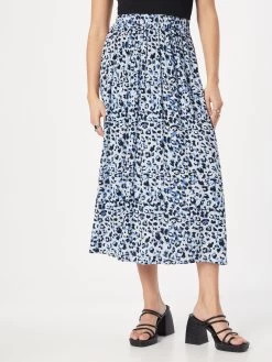 Vila Midi Rokken Rok PAYA Dames Pastelblauw / Lichtblauw -Vila 8ff02bd135e86e09acf6d7376fba6855