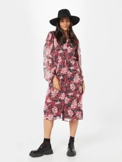 Vila Blousejurken Blousejurk Dames Bourgogne -Vila 93663f4c36ffcccacf5249383dd75c85