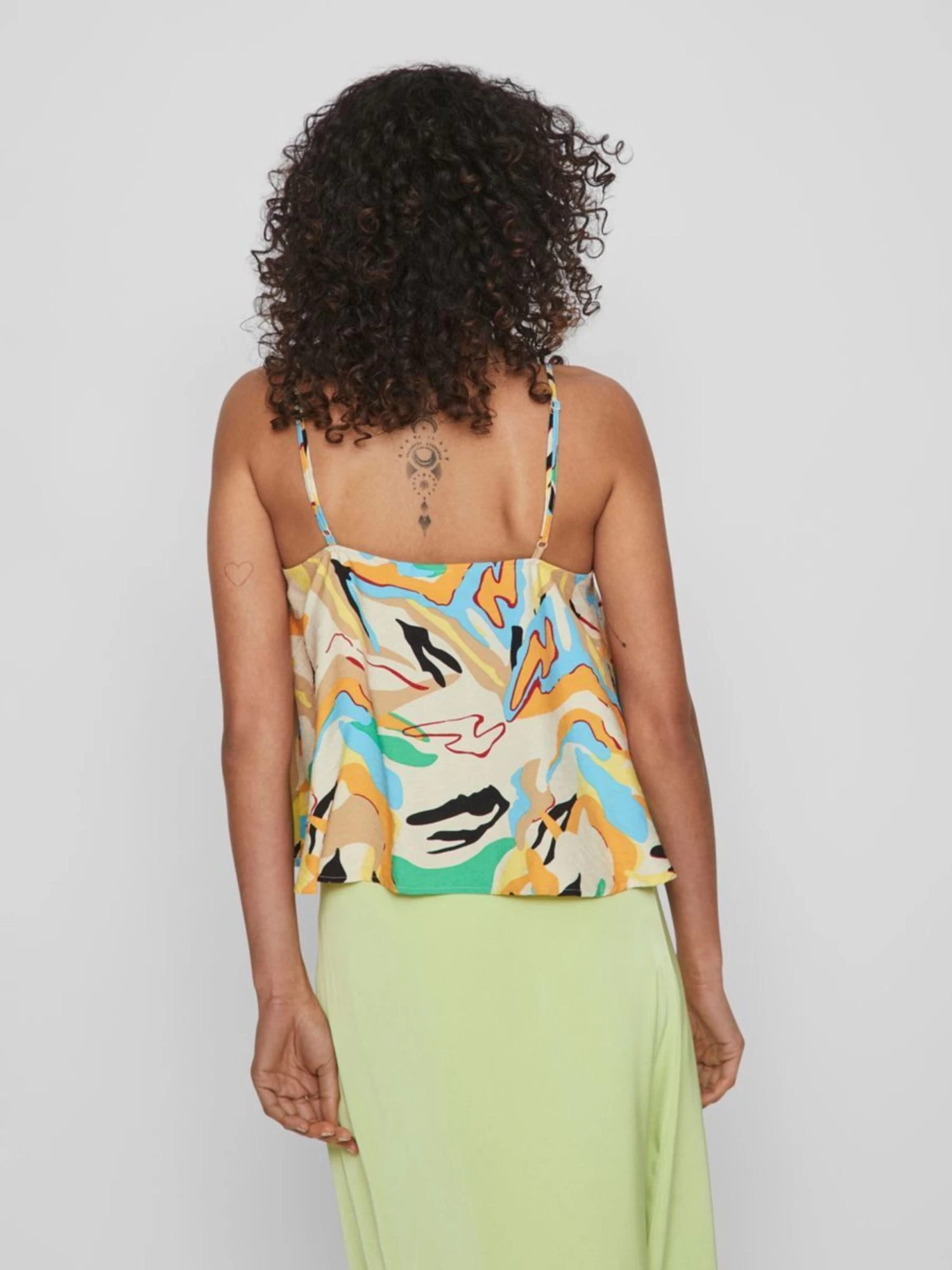 Vila Spaghetti Tops Top Dames Gemengde Kleuren 6 Vila Spaghetti Tops Top Dames Gemengde Kleuren - Afbeelding 4