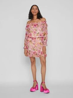 Vila Zomerjurken Zomerjurk Azura Dames Pink -Vila 945932679eff9012a5c808b139adb0ed