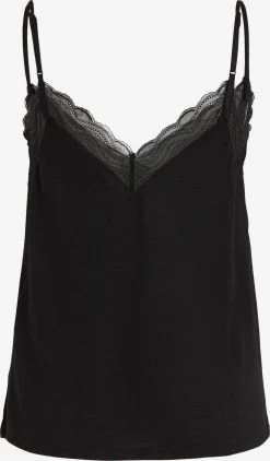 Vila Kanten Tops Top NOEL Dames Zwart