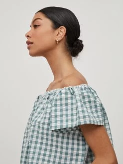 Vila Blouses Met Korte Mouw Blouse Chi Dames Wit -Vila 95388437513e3b3dc695bb840e3da3be