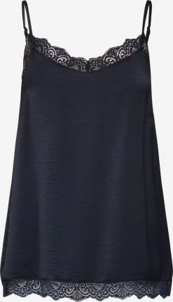 Vila Kanten Blouses Blouse Cava Dames Navy
