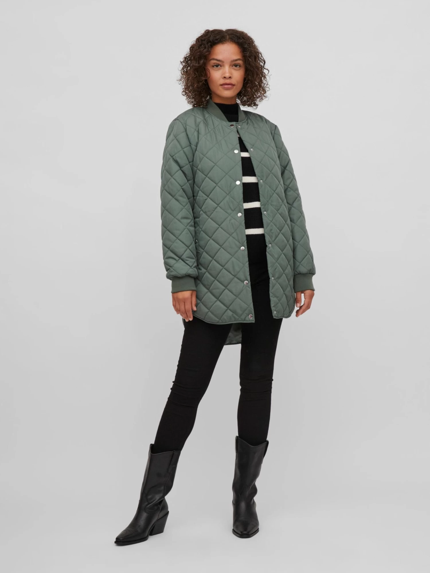 Vila Tussenjassen Tussenjas Dames Smaragd 6 Vila Tussenjassen Tussenjas Dames Smaragd - Afbeelding 4