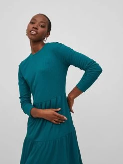 Vila Mini Jurken Jurk Wonda Dames Blauw -Vila 974f174132c587ceadbc51dc4092dffd