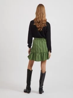 Vila Mini Rokken Rok Etna Dames Grasgroen -Vila 976d764d3eb2e458dc0e702982ff6dd9