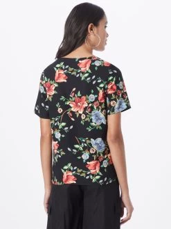 Vila T-shirts Shirt Eva Dames Zwart -Vila 980a49ed605f4ea452d0dbde1cc16dfc