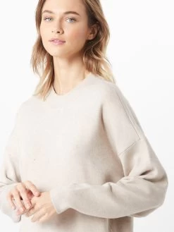 Vila Gebreide Jurken Gebreide Jurk Dames Lichtbeige -Vila 98be78db3cd4a6c498e28eebff3f04c7