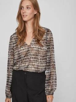 Vila Blouseshirts Blouse Falia Dames Bruin / Mokka 14 Vila Blouseshirts Blouse Falia Dames Bruin / Mokka -Vila 98cf260c6f97a3a6fb7de2737403fcab