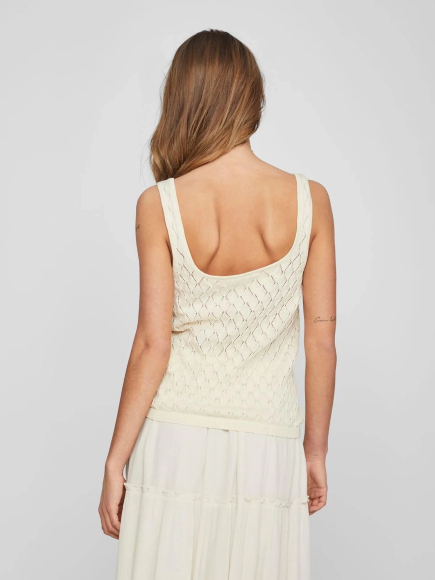 Vila Tanktops Top Dames Beige 6 Vila Tanktops Top Dames Beige - Afbeelding 4