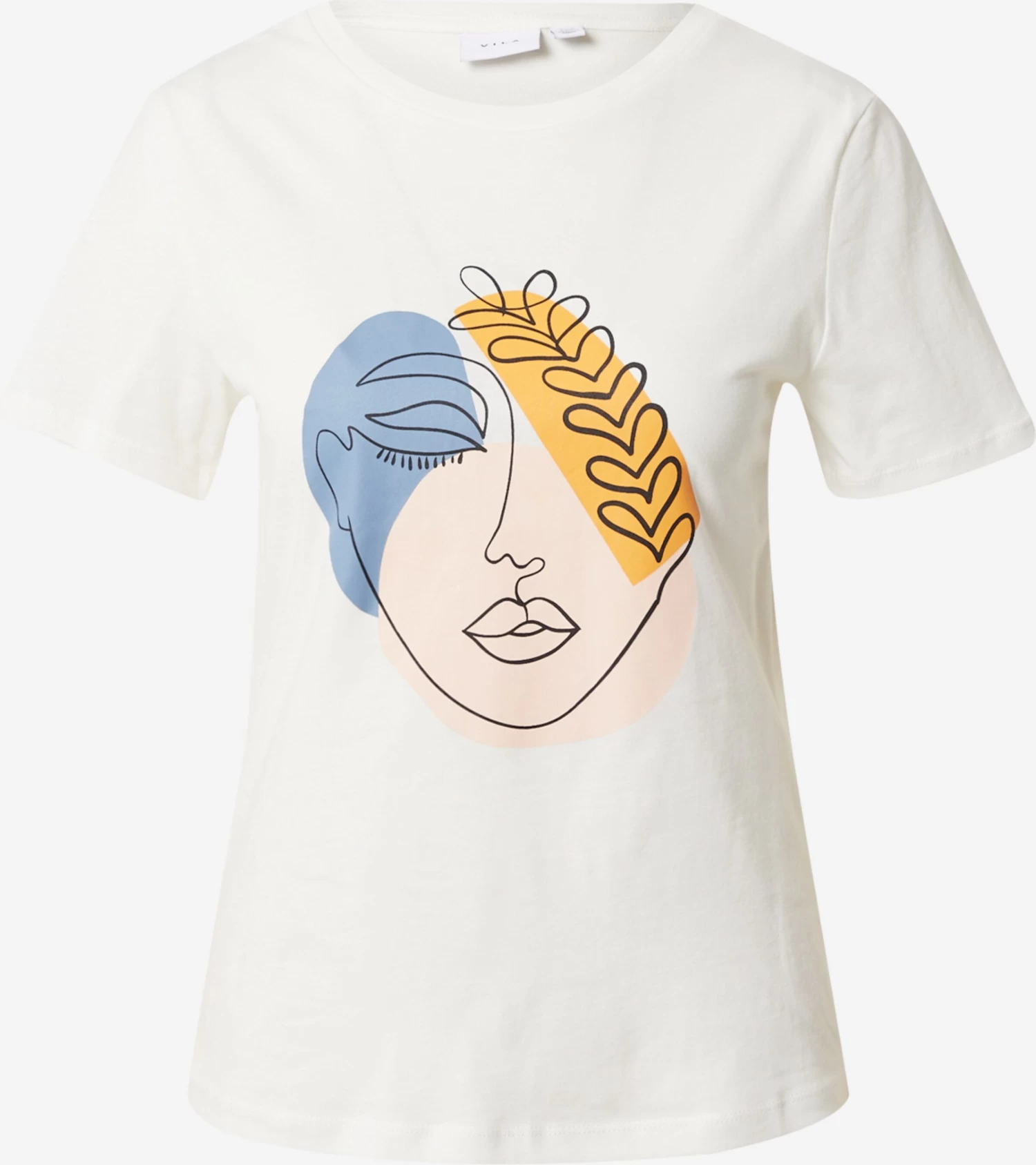 Vila T-shirts Shirt VULKAN Dames Wit 3 Vila T-shirts Shirt VULKAN Dames Wit