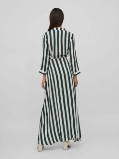 Vila Maxi Jurken Jurk Dames Donkergroen / Wit 11 Vila Maxi Jurken Jurk Dames Donkergroen / Wit -Vila 99807515532c65982a9ad1b91033a0d6