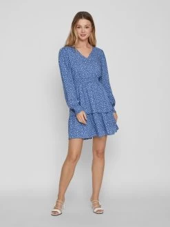 Vila Mini Jurken Jurk Dames Royal Blue/koningsblauw 12 Vila Mini Jurken Jurk Dames Royal Blue/koningsblauw -Vila 99e3cc921d96379a91c7bf05c39858b0