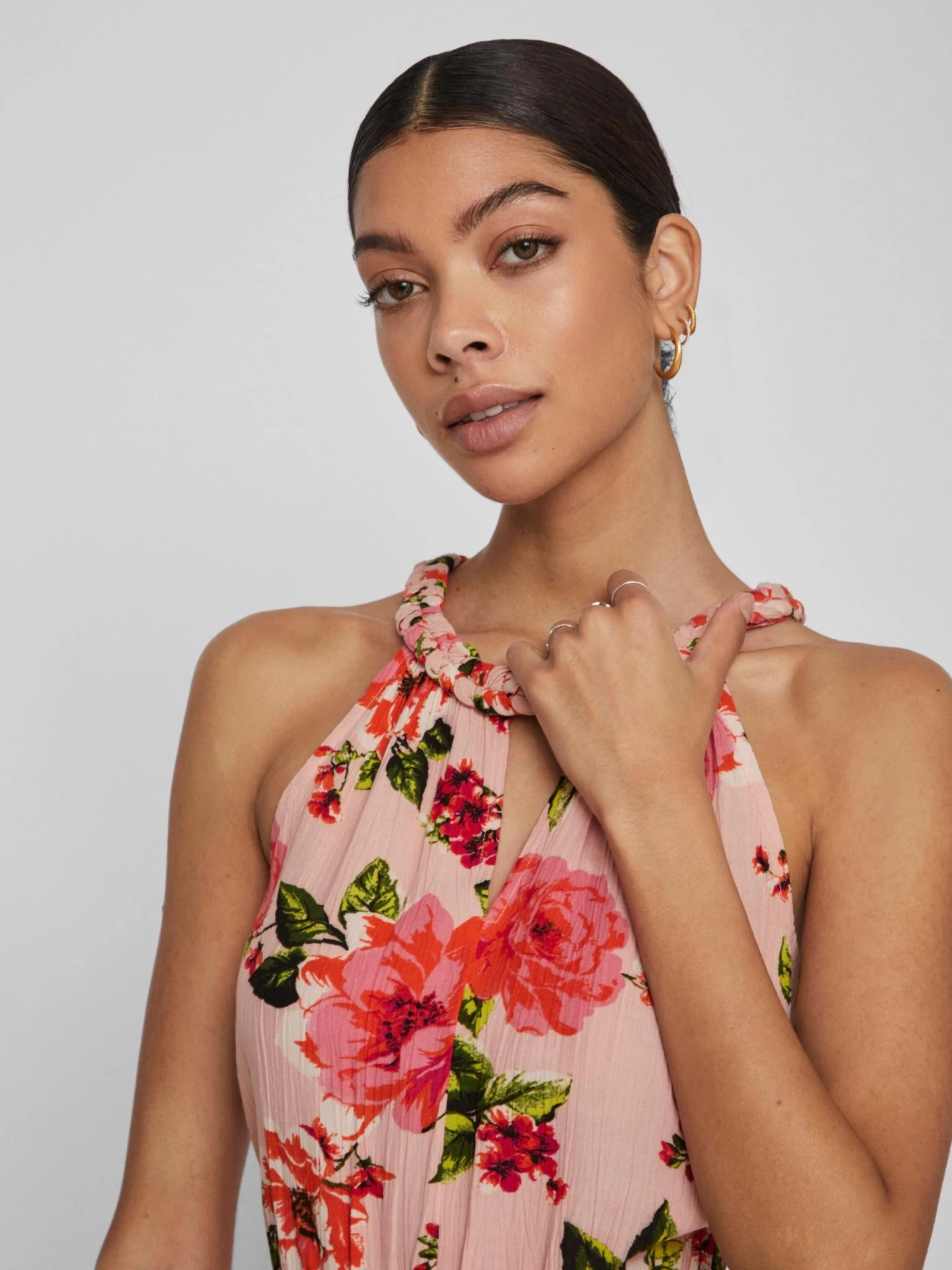 Vila Zomerjurken Zomerjurk MESA Dames Pink / Oudroze 9 Vila Zomerjurken Zomerjurk MESA Dames Pink / Oudroze - Afbeelding 7