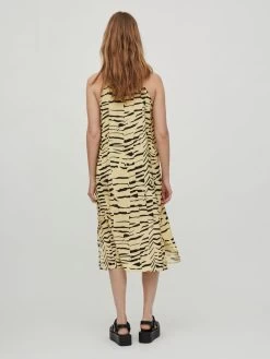 Vila Midi Jurken Jurk ALINIA Dames Pasteelgeel 11 Vila Midi Jurken Jurk ALINIA Dames Pasteelgeel -Vila 9c168abc384a02a9070df136d4381687