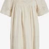 Vila Mini Jurken Jurk Dames Beige
